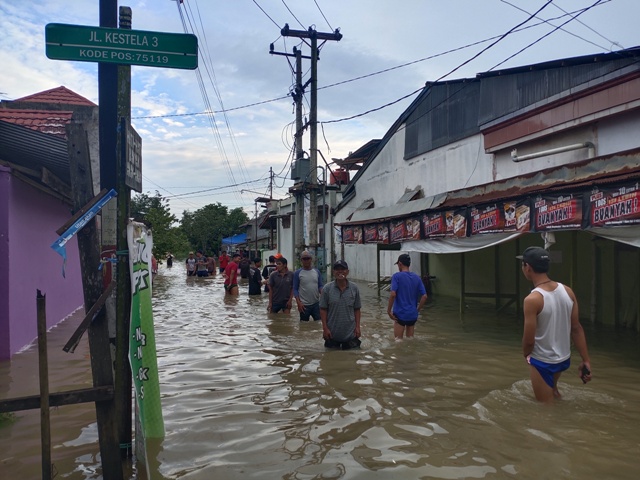 Banjir Samarinda (Dirhanuddin/Ibukotakita.com)