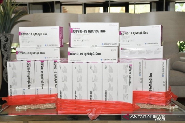Pupuk Kaltim Berikan 600 Alat Tes Diagnostik Cepat Ke RSUD Taman Husada Bontang